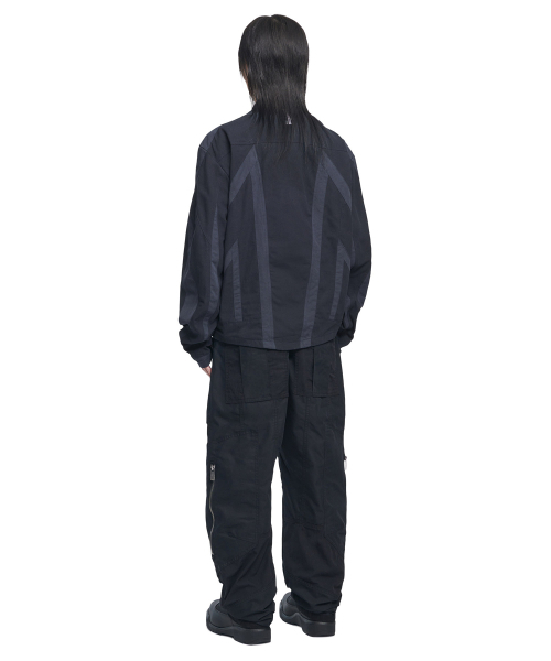 NOMANUAL(NOMANUAL)の「MULTI LINE MOTO JACKET - DARK NAVY(ナイロンジャケット・レディース・その他・SMALL/MEDIUM/LARGE)」の6枚目の写真