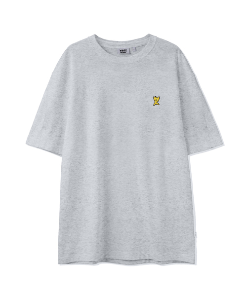 Wacky WiLLy(ワッキーウィリー)の「シグニチャーキキワッペン半袖Tシャツライトグレー(Tシャツ/カットソー・レディース・その他・MEDIUM/LARGE/X-LARGE/XX-LARGE/X-SMALL/SMALL)」の2枚目の写真