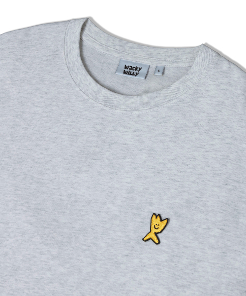 Wacky WiLLy(ワッキーウィリー)の「シグニチャーキキワッペン半袖Tシャツライトグレー(Tシャツ/カットソー・レディース・その他・MEDIUM/LARGE/X-LARGE/XX-LARGE/X-SMALL/SMALL)」の4枚目の写真