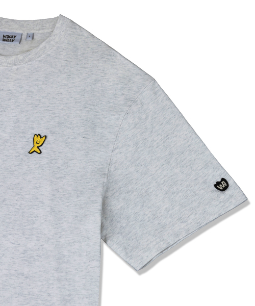 Wacky WiLLy(ワッキーウィリー)の「シグニチャーキキワッペン半袖Tシャツライトグレー(Tシャツ/カットソー・レディース・その他・MEDIUM/LARGE/X-LARGE/XX-LARGE/X-SMALL/SMALL)」の7枚目の写真