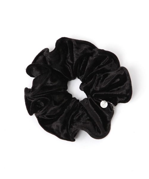 Heather（ヘザー）の「ボリュームベロアシュシュ　608743（シュシュ・レディース・アイボリー/ブラック・ONE SIZE）」の7枚目の写真