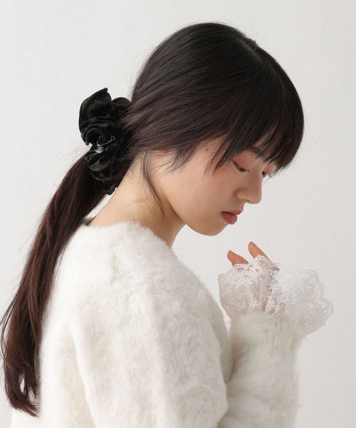 セール】ボリュームベロアシュシュ 608743（シュシュ）｜Heather