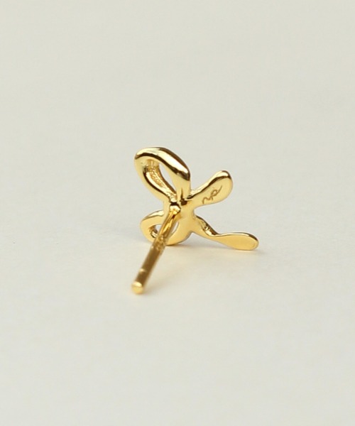 NOIR DE POUPEE（ノワールドプーペ）の「【WEB限定】silver925 ミニリボンピアス（ピアス（両耳用）・レディース・シルバー/ゴールド・FREE）」の7枚目の写真