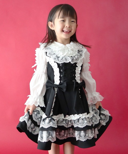 パーティーデビュー❤ロリータプリンセスドレス 少女の夢いっぱい甘ロリータプリンセスドレスワンピース（ワンピース
