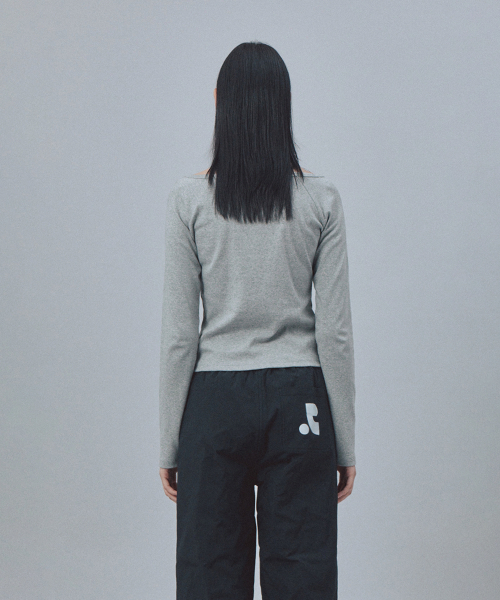 Rest&Recreation(レストアンドレクリエーション)の「U-NECK RAGLAN TOP - GREY(Tシャツ/カットソー・レディース・その他・ONE)」の4枚目の写真