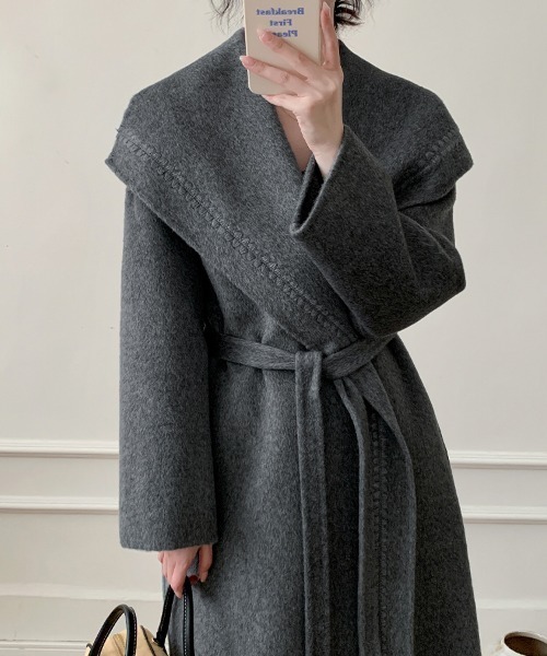 SNIDEL スナイデルシャギーロングコート アイボリー SNIDEL（スナイデル）の「シャギーロングコート（チェスターコート お値下げ中‼️ほぼ新品ZARA 去年購入チェスターコート ロングコート