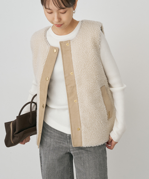 Spick & Span（スピックアンドスパン）の「Barbour/バブアー dulsie liner（その他アウター・レディース・ブラック/アイボリー/カーキ・10）」の2枚目の写真