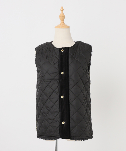 Spick & Span（スピックアンドスパン）の「Barbour/バブアー dulsie liner（その他アウター・レディース・ブラック/アイボリー/カーキ・10）」の15枚目の写真