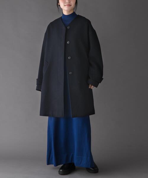 セール】FORK&SPOON ウールノーカラーコート（その他アウター