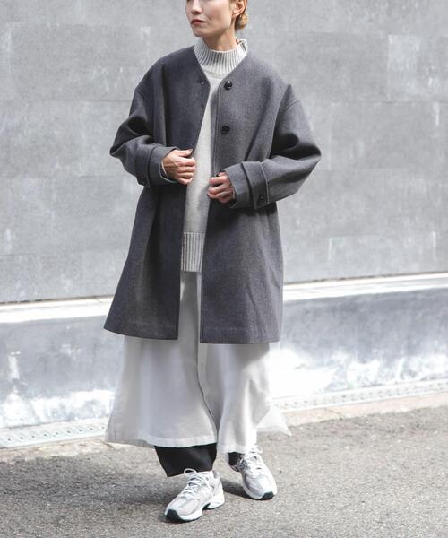 FORK&SPOON ウールノーカラーコート（その他アウター）｜FORK&SPOON