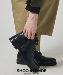 未使用　アルフレッドバニスター　ジップアップブーツ　レースアップブーツ　39 alfredoBANNISTER｜アルフレッド・バニスターのシューズ（ジップアップ