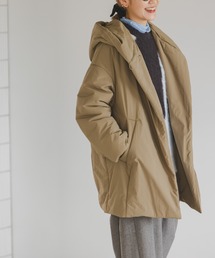 NANO universe（ナノユニバース）の「ETHERMALOFT(R)AEROGEL 中綿フードコクーンコート（ナイロンジャケット）」