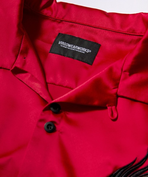 VIRGOwearworks（ヴァルゴウェアワークス）の「LUXE BOWLING SATIN SHIRT（シャツ/ブラウス・メンズ・ホワイト/レッド/ブラック・2/3/4）」の15枚目の写真