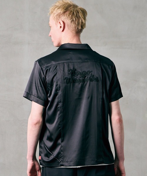 VIRGOwearworks（ヴァルゴウェアワークス）の「LUXE BOWLING SATIN SHIRT（シャツ/ブラウス・メンズ・ホワイト/レッド/ブラック・2/3/4）」の10枚目の写真