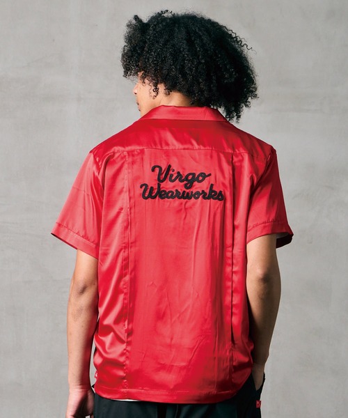 VIRGOwearworks（ヴァルゴウェアワークス）の「LUXE BOWLING SATIN SHIRT（シャツ/ブラウス・メンズ・ホワイト/レッド/ブラック・2/3/4）」の11枚目の写真