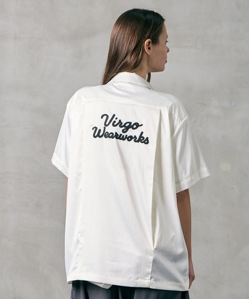 VIRGOwearworks（ヴァルゴウェアワークス）の「LUXE BOWLING SATIN SHIRT（シャツ/ブラウス・メンズ・ホワイト/レッド/ブラック・2/3/4）」の12枚目の写真