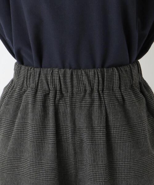 one'sterrace(ワンズテラス)の「ネルチェック柄イージーパンツ(その他パンツ・レディース・グレー系4・02)」の5枚目の写真