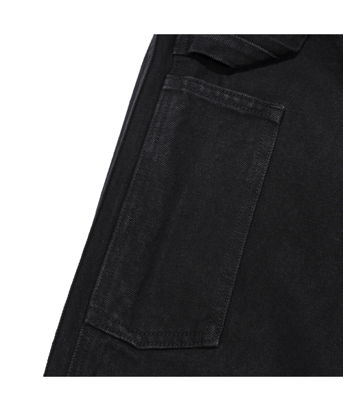 EXTRAORDINARY(エクストラオーディナリー)の「DOUBLE KNEE DENIM BLACK(デニムパンツ・メンズ・その他・LARGE/MEDIUM/X-LARGE/XX-LARGE/SMALL)」の4枚目の写真