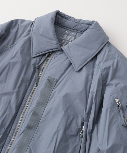 Product Twelve(プロダクトトゥエルブ)の「Product Twelve (プロダクト トゥエルブ) Primaloft Puffer ジャケット(その他アウター・メンズ・ライトグレー/ブラック・1/2)」の4枚目の写真