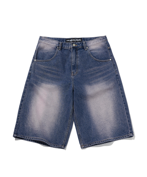suade（スエード）の「COLOR WASHED DENIM SHORTS [PURPLE]（その他パンツ・レディース・その他・LARGE/MEDIUM/SMALL）」の2枚目の写真