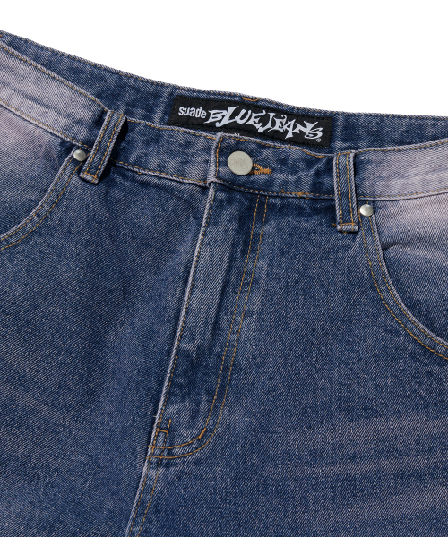 suade（スエード）の「COLOR WASHED DENIM SHORTS [PURPLE]（その他パンツ・レディース・その他・LARGE/MEDIUM/SMALL）」の4枚目の写真