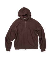 ETCE（イーティーシーイー）の「(BASE) WAFFLE HOOD ZIP UP (BROWN)（その他アウター）」
