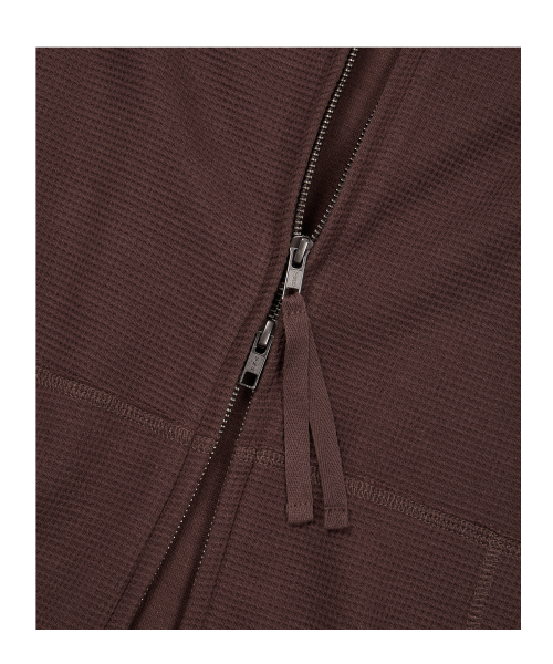 ETCE（イーティーシーイー）の「(BASE) WAFFLE HOOD ZIP UP (BROWN)（その他アウター・メンズ・その他・MEDIUM/LARGE/X-LARGE）」の7枚目の写真