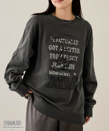 PEANUTS | PEANUTS ピグメントプリントトレーナー(スウェット)