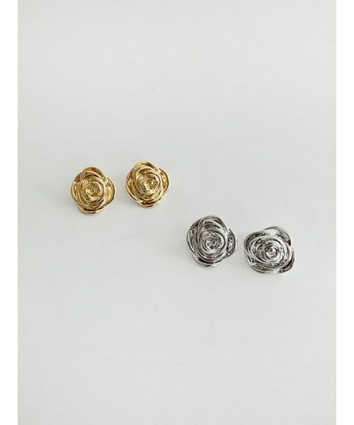 August Harmony(オーガストハーモニー)の「Gemma Rose Earring - Silver(ピアス(両耳用)・レディース・その他・FREE)」の2枚目の写真