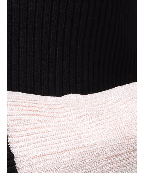 dazzlin（ダズリン）の「ビッグリボンシアーカフスニットトップス（ニット/セーター・レディース・グレー/ブラック/アイボリー/ピンク・FREE）」の9枚目の写真