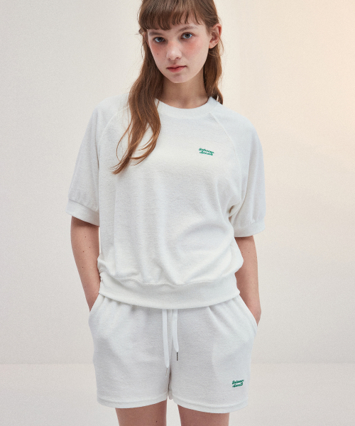 Between A and B（ビトウィーンエイアンドビー）の「テリーバンディングショーツ[ホワイト]（その他パンツ・レディース・その他・FREE）」の5枚目の写真