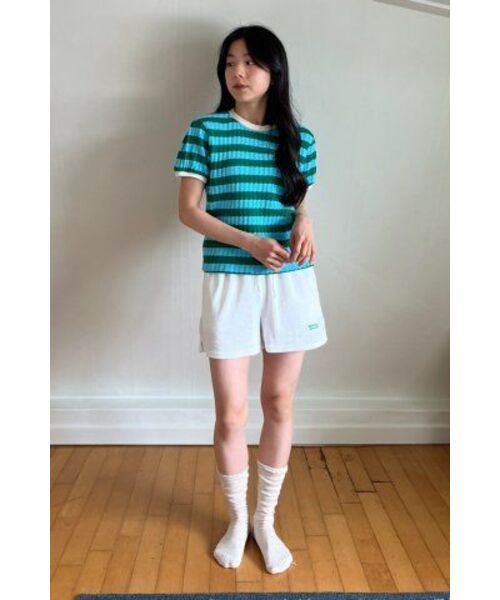 Between A and B（ビトウィーンエイアンドビー）の「テリーバンディングショーツ[ホワイト]（その他パンツ・レディース・その他・FREE）」の7枚目の写真