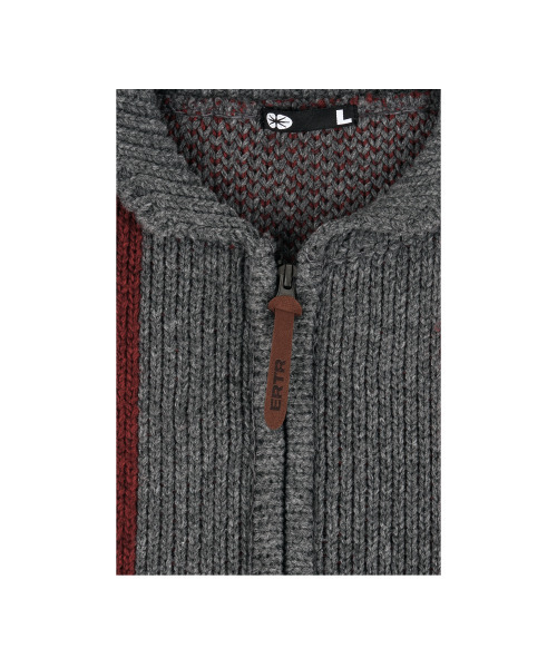 ERTR（イーアールティーアール）の「Space Cow Cowichan Knit Jacket Grey（ニット/セーター・レディース・その他・SMALL/LARGE）」の5枚目の写真