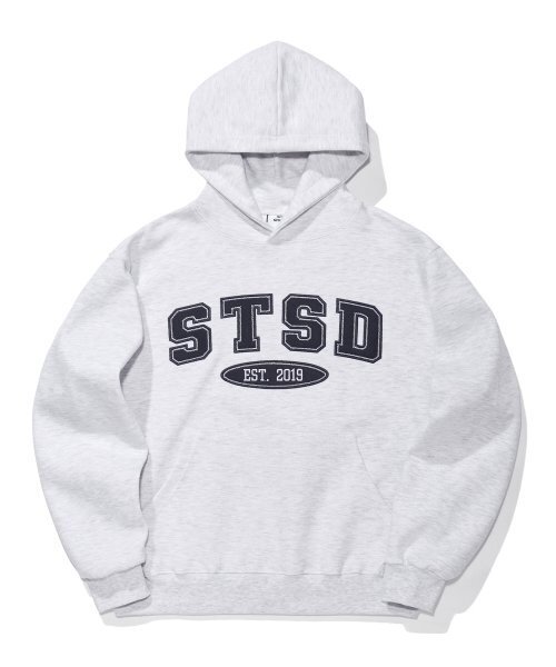 SLIT STUDIO(エスリットスタジオ)の「STSD アーチロゴ フードパーカー メランジグレー(パーカー・レディース・その他・SMALL/MEDIUM/LARGE/X-LARGE)」の1枚目の写真