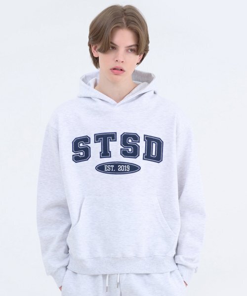 SLIT STUDIO(エスリットスタジオ)の「STSD アーチロゴ フードパーカー メランジグレー(パーカー・レディース・その他・SMALL/MEDIUM/LARGE/X-LARGE)」の2枚目の写真