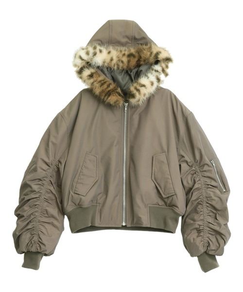 レオパードファー N2B 中綿 ブルゾン（ブルゾン）｜ANAP（アナップ）の