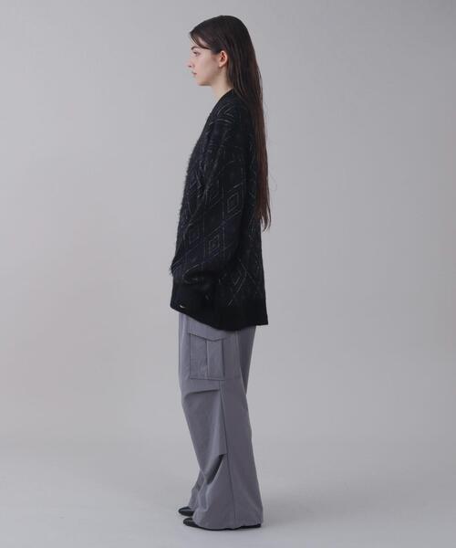 BROWNY（ブラウニー）の「BROWNY/アーガイルニットポロ（ニット/セーター・メンズ・ブラック/ワイン/ネイビー・LARGE/MEDIUM）」の6枚目の写真