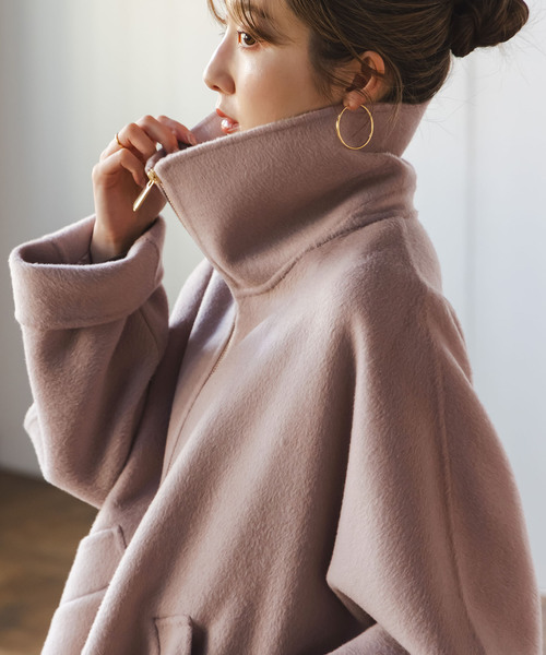 セール】《追加》キャメルミックスリバージップコート（その他アウター