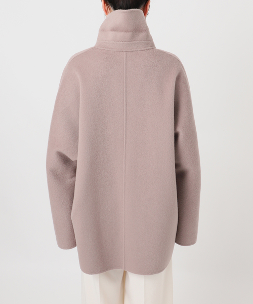 Noble（ノーブル）の「《追加》キャメルミックスリバージップコート（その他アウター・レディース・ホワイト系その他/モカ・36/38）」の15枚目の写真