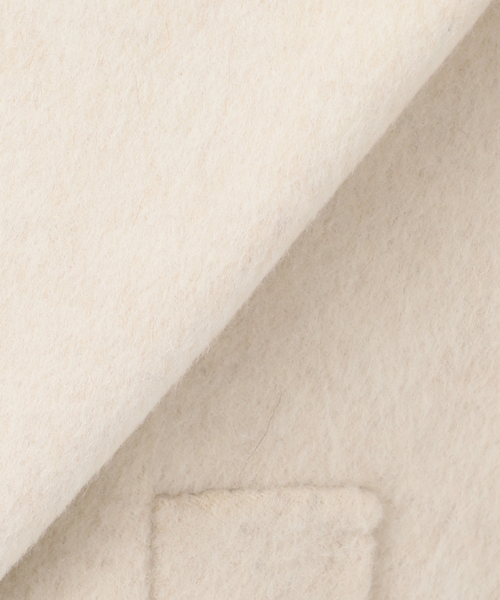 Noble（ノーブル）の「《追加》キャメルミックスリバージップコート（その他アウター・レディース・ホワイト系その他/モカ・36/38）」の10枚目の写真