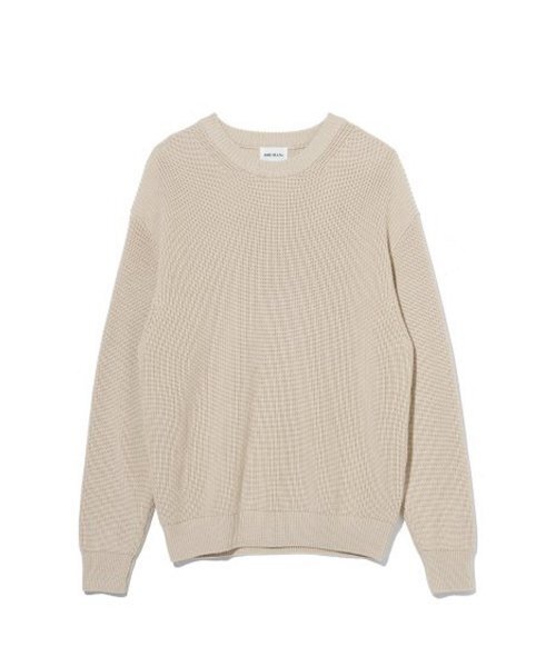 7 Gauge Crew Neck Knit (Oatmeal)
