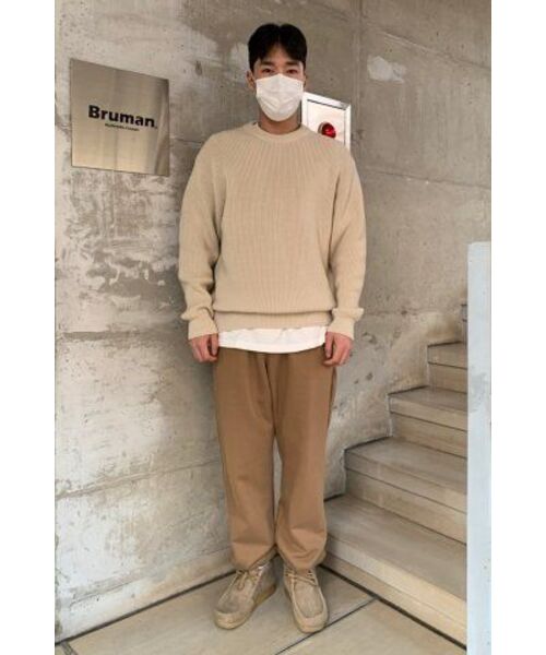 BRUMAN(ブルーマン)の「7 Gauge Crew Neck Knit (Oatmeal)(ニット/セーター・メンズ・その他・MEDIUM/LARGE)」の6枚目の写真