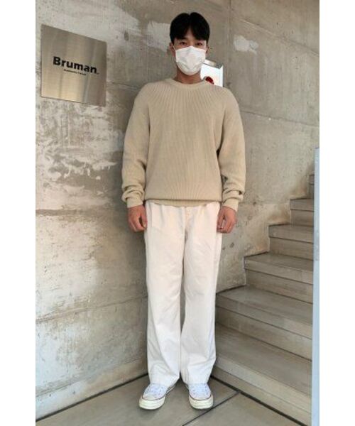 BRUMAN(ブルーマン)の「7 Gauge Crew Neck Knit (Oatmeal)(ニット/セーター・メンズ・その他・MEDIUM/LARGE)」の2枚目の写真