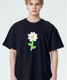 MISTERCHILD（ミスターチャイルド）の「クロシェフラワーティーシャツブラック（Tシャツ/カットソー）」