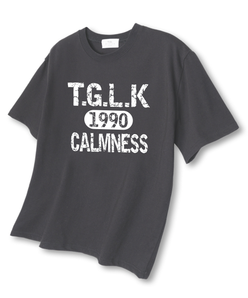 TI.GLAKE(ティーグレイク)の「クラックTGLK オーバーサイズ 半袖Tシャツ ダークグレー(Tシャツ/カットソー・メンズ・その他・LARGE/X-LARGE/XX-LARGE)」の1枚目の写真