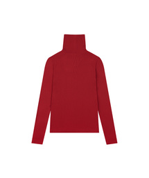 SITP5238 ウールブレンドベーシックタートルネックトップ_Red