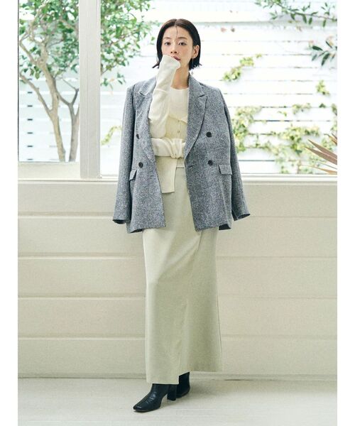 LAGUNAMOON（ラグナムーン）の「ツイードダブルテーラードジャケット（テーラードジャケット・レディース・アイボリー/ブラック・FREE）」の19枚目の写真