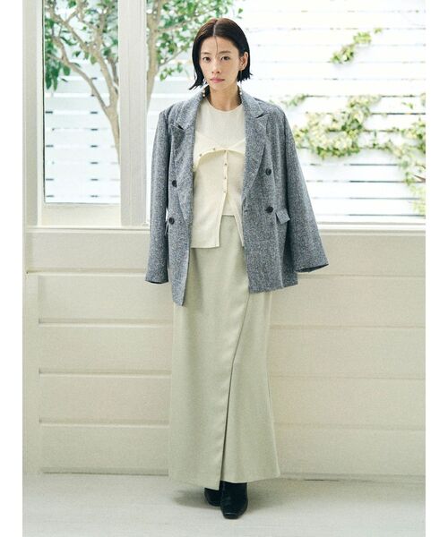 LAGUNAMOON（ラグナムーン）の「ツイードダブルテーラードジャケット（テーラードジャケット・レディース・アイボリー/ブラック・FREE）」の21枚目の写真