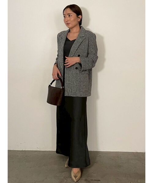 LAGUNAMOON（ラグナムーン）の「ツイードダブルテーラードジャケット（テーラードジャケット・レディース・アイボリー/ブラック・FREE）」の22枚目の写真