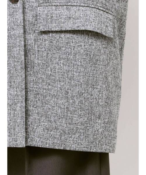 LAGUNAMOON（ラグナムーン）の「ツイードダブルテーラードジャケット（テーラードジャケット・レディース・アイボリー/ブラック・FREE）」の4枚目の写真